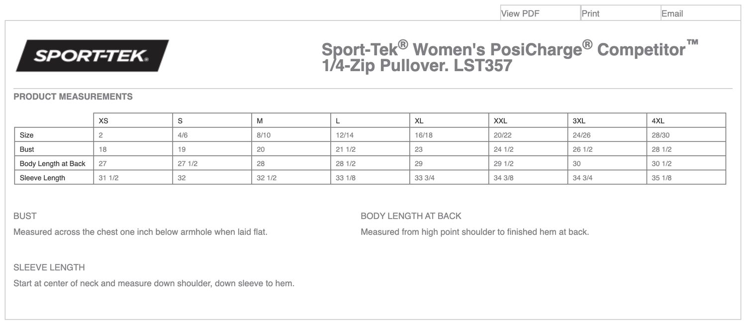 Ladies Light 1 4 Zip